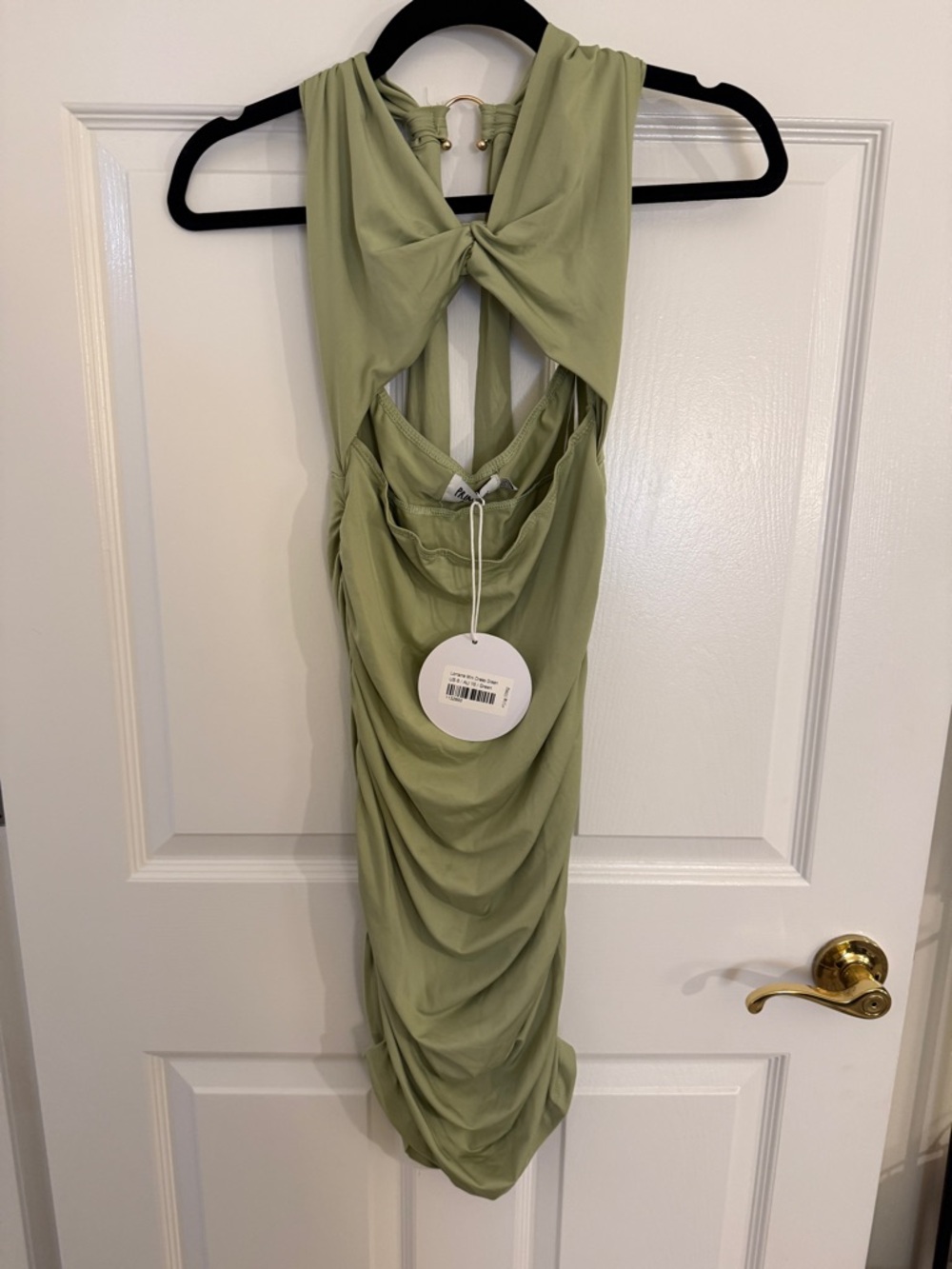 Princess Polly Lorraine Mini Dress Green